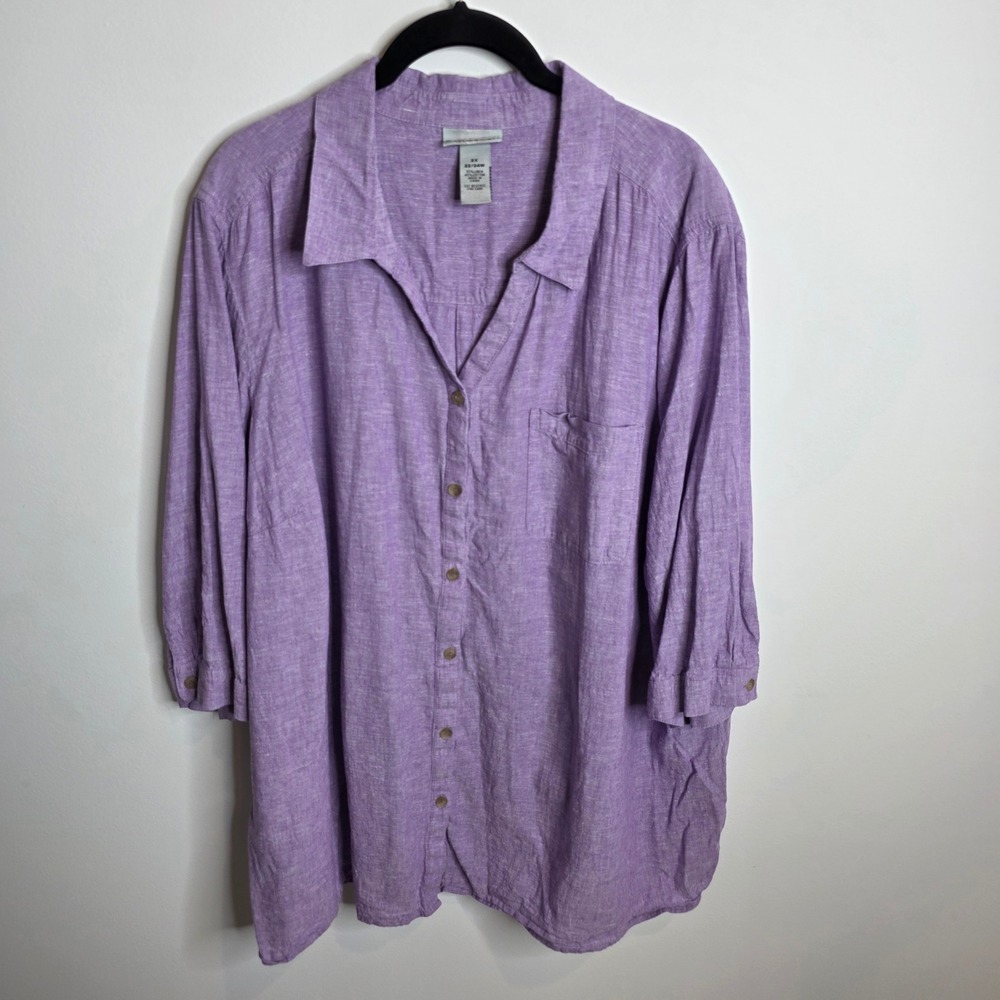 Catherines Button Up Womens 2X